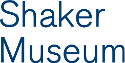 Shaker museum logo on a white background.